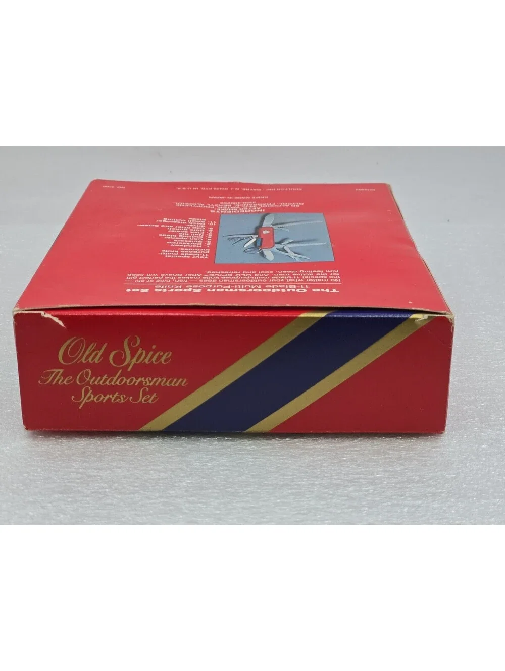 Vintage Old Spice Outsdoorsman Sport Set After Shave & Knife NOS Original Box